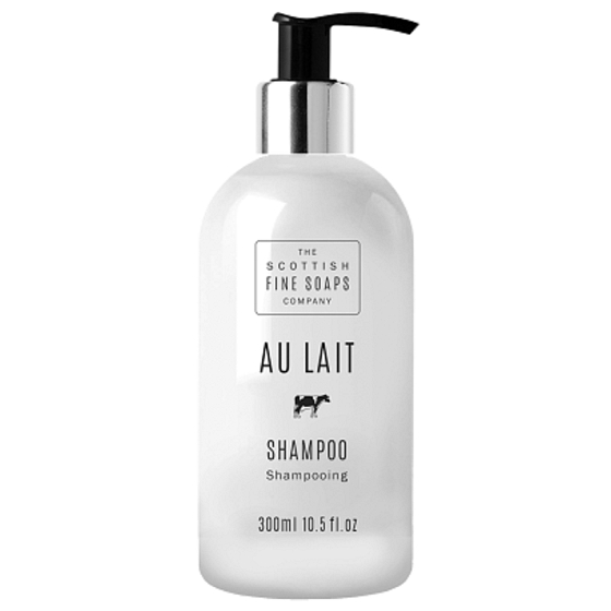 Schottische feine Seifen Au Lait Haar Shampoo Spender 300 ml