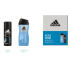 Adidas After Sport Deospray für Herren 150 ml + 3 in 1 Duschgel für Körper, Haare und Gesicht 250 ml, Kosmetikset