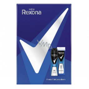 Rexona Men Cobalt Antitranspirant Deodorant Spray 150 ml + Duschgel 250 ml, Kosmetikset für Männer