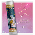 Crazy Rumors Zodiac Aquarius aromatisierter Lippenbalsam mit Vanillecreme mit Früchten und Lavendel 4,4 ml