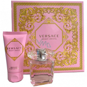 Versace Bright Crystal Eau de Toilette für Frauen 30 ml + Körperlotion 50 ml, Geschenkset für Frauen