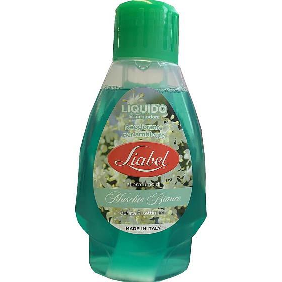 Liabel Muschio Bianco - Weißer Moschus flüssiger Lufterfrischer mit Docht 375 ml