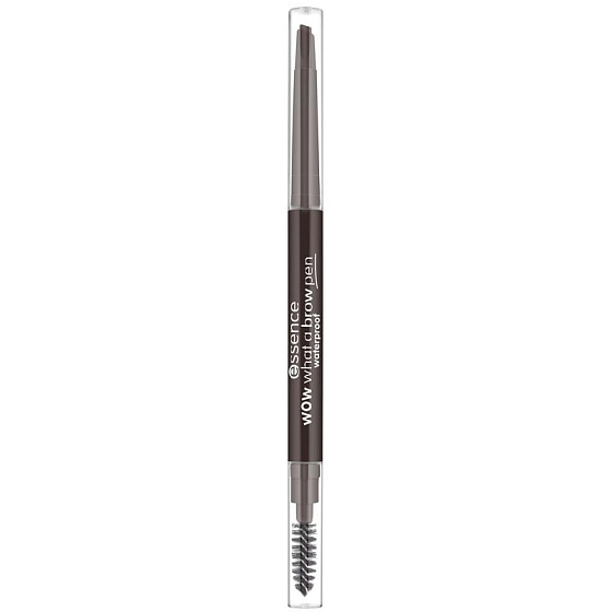 Essence Wow What a Brow wasserfeste Augenbrauenstift mit Bürstchen 04 Schwarz-Braun 0,2 g