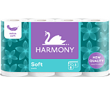 Harmony Soft 3-lagiges Toilettenpapier, 8 Rollen, 17,5 m Rolle