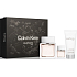 Calvin Klein Euphoria Men Eau de Toilette 100 ml + Eau de Toilette 15 ml Miniatur + After Shave Balm 100 ml, Geschenkset für Männer
