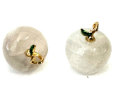 Kristall-Anhänger Apfel der Erkenntnis Naturstein 2,7 x 1,5 cm, Natursteine