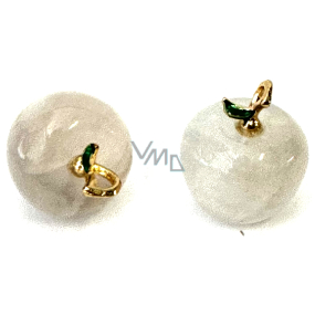 Kristall-Anhänger Apfel der Erkenntnis Naturstein 2,7 x 1,5 cm, Natursteine Kristall-Anhänger Apfel der Erkenntnis Naturstein 2,7 x 1,5 cm, Natursteine