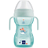 Mam Fun to Drink Cup Becher für den Übergang zum klassischen Becher 8+ Monate Blau 270 ml
