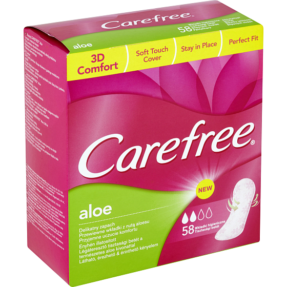 Carefree Aloe Vera Slipschutz, 56 Stück