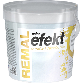 REMAL Color Efekt waschbare dekorative Farbe, 0910 silberperlmutt, 400 g
