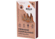 Solo přírodní podpalovač zápalka, 20 podpalů