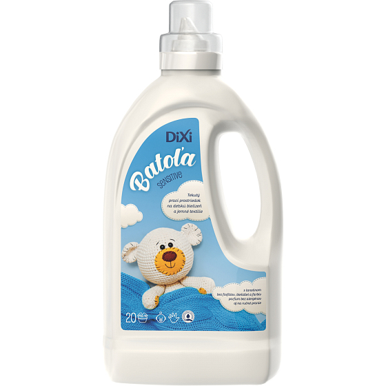 DiXi Batole Waschgel Sensitive 20 Waschgänge, 1,5 l