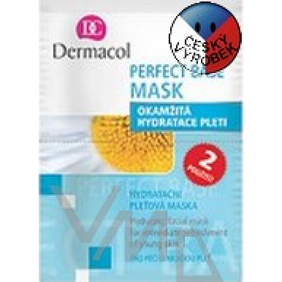 Dermacol Perfect Base mask Feuchtigkeitsspendende Gelmaske 2 x 8 g