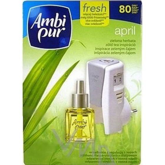 Ambi Pur April Grüner Tee Elektrischer Lufterfrischer Komplett 20 ml