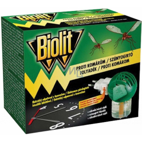 Biolit Anti-Moskito-Elektroverdampfer mit Timer + Ersatzflüssigkeit Nachfüllen 35 ml