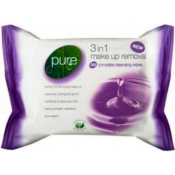 Reine 3in1 Make-up Feuchttücher 25 Stück