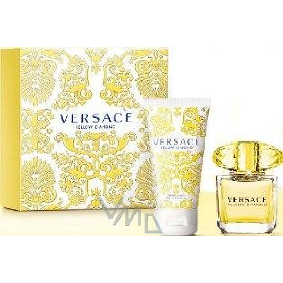 Versace Yellow Diamond Eau de Toilette 30 ml + Körperlotion 50 ml, Geschenkset für Frauen