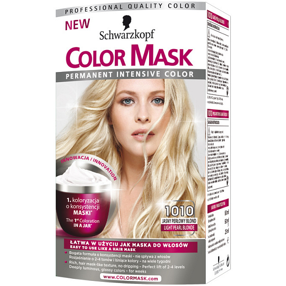 Schwarzkopf Color Mask Haarfarbe 1010 Hellperlblond Blond