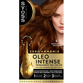 Syoss Oleo Intense langanhaltende ölbasiertes Haarfärbemittel, Warmes Kupfer 6-76, 50 ml