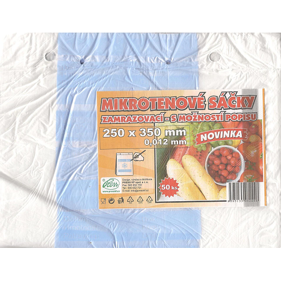 Press Microtene Gefrierbeutel mit der Möglichkeit der Beschreibung 25 x 35 cm 0,012 mm 50 Stück