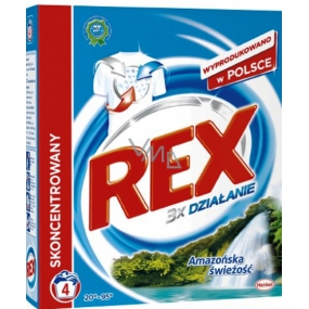 Rex 3x Action Amazonia Frische Pro-White Waschpulver 4 Dosen à 300 g