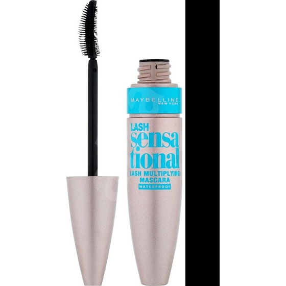 Maybelline Lash Sensationelle wasserdichte Mascara schwarz 9,5 ml