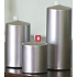Lima Metal Serie Kerze Silberzylinder 80 x 100 mm 1 Stück