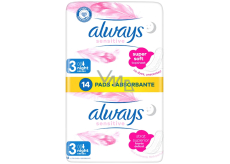 Always Sensitive Ultra Night Duo Damenbinden mit Flügeln 14 Stück