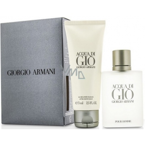 Giorgio Armani Acqua di Gio für Homme Eau de Toilette 50 ml + After Shave Balm 75 ml, Geschenkset