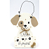 Nekupto Pets Holzschild Liebe ist vierbeinig - Hund 12 x 8 cm