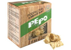 PE-PO Anzünder aus Holzfasern 32 Anzünder