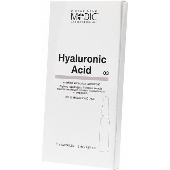 Pierre René Medic Hyaluronsäure 0,5% in Ampullen von 7 x 2 ml