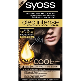 Syoss Oleo Intense Color ammoniakfreie Haarfarbe 4-50 Dunkles Eisbraun