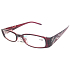 Berkeley Reading Prescription Glasses +1.0 Burgunder Seite mit Strass 1 Stück MC2154
