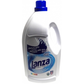 Lanza Fresh & Clean White Gel Flüssigwaschmittel für weiße Wäsche 90 Dosen von 4,5 l