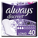 Always Discreet Long Inkontinenz-Slipeinlagen 40 Stück
