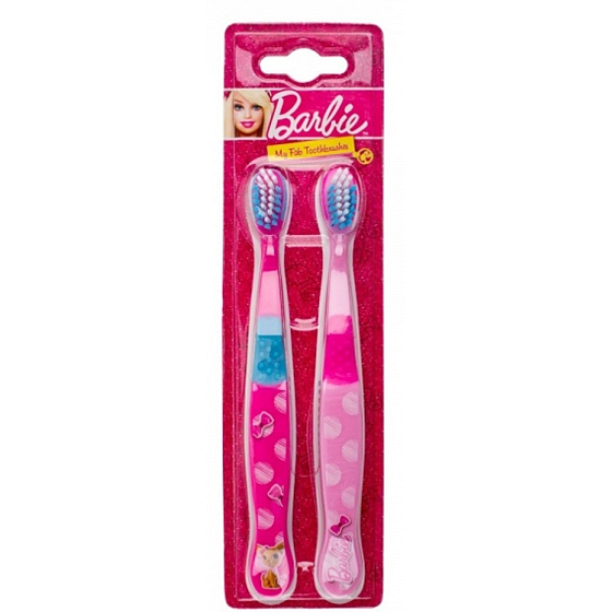 Mattel Barbie weiche Zahnbürste für Kinder 2 Stück