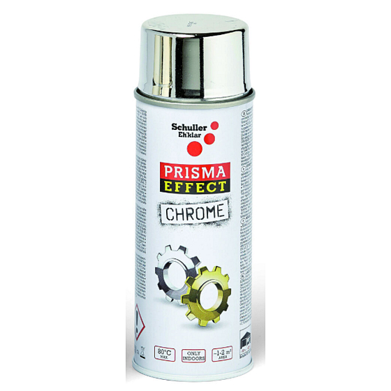 Schuller Eh klar Prisma Farbeffekt Chrom Acryl Spray 91064 Chrom Effekt Silber 400 ml