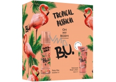 BU Tropical Passion Körperspray für Frauen 200 ml + Körperlotion 50 ml, Kosmetikset
