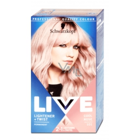 Schwarzkopf Live Lightener & Twist Haarfarbe 101 Cool Rose
