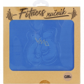 Albi Fitness Handtuch Handschuhe blau 90 x 50 cm