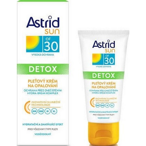 Astrid Sun Detox OF30 Gesichts-Sonnencreme 50 ml