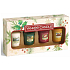 Yankee Candle Magical Weihnachtsmorgen singen Carols - Carol singen + Holiday Hearth - Holiday Kamin + Überraschung Schneefall - Schnee Überraschung + Vanille French Toast - Französisch Vanille Toast Votiv Duftkerze 4 x 49 g, Weihnachtsgeschenkset