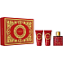 Versace Eros Flame parfümiertes Wasser für Männer 50 ml + Duschgel 50 ml + Aftershave 50 ml, Geschenkset