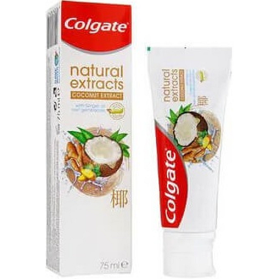 Colgate Natural Extracts Zahnpasta aus Kokosnuss und Ingwer 75 ml
