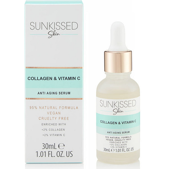 Artdeco Sunkissed Collagen & Vitamin C Serum in Tropfen mit Collagen und Anti-Aging-Vitamin 30 ml