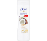Dove Nourishing Secrets Restoring Ritual Kokosnuss-Körpermilch mit Kokosnussöl und Mandelmilch 400 ml