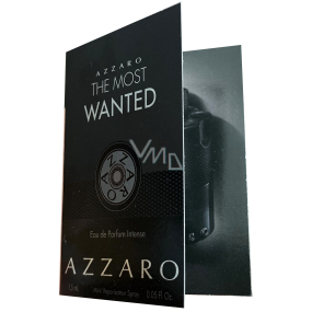 Azzaro The Most Wanted Eau de Parfum für Männer 1,5 ml mit Spray, Fläschchen
