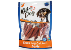 KidDog Entenkeule Kalziumknochen Entenkeule mit Kalziumknochen, Fleischleckerli für Hunde 250 g