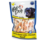 KidDog Calcium-Knochen mit Hühnerbrust Hühnerbrust auf Calcium-Knochen, Fleisch-Leckerli für Hunde 250 g